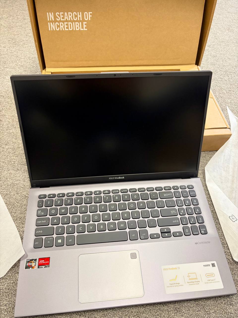 💻 ASUS VivoBook 15 F512DA-DB34 – Open Box / Like New